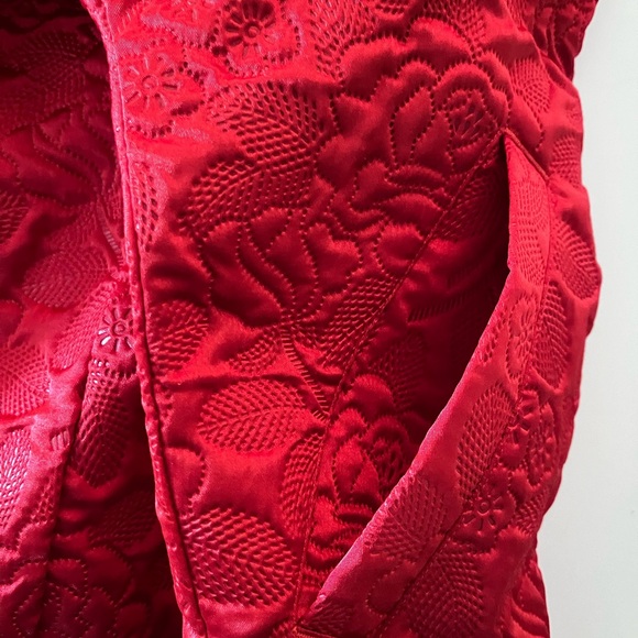 adidas Red Bomber Jacket for Women - Picture 9 of 10